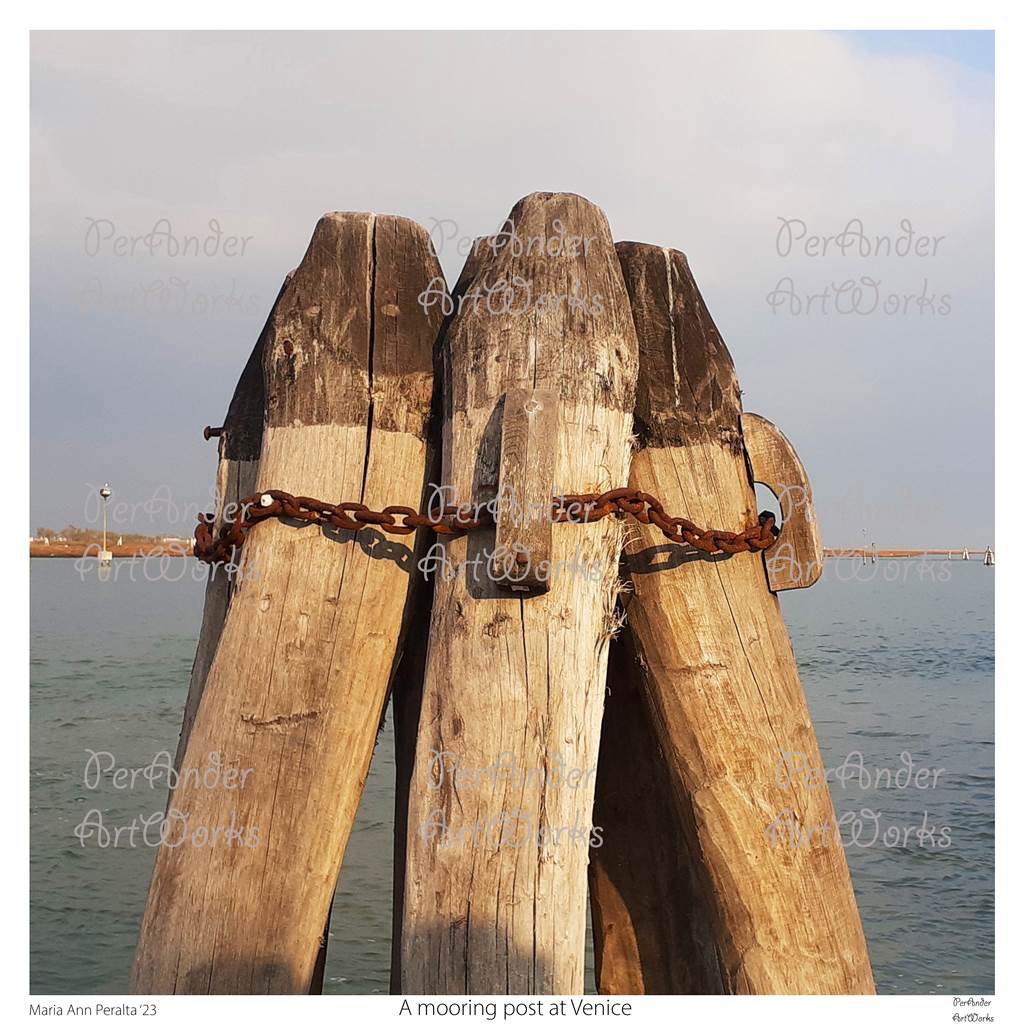 A mooring post at Venice '23